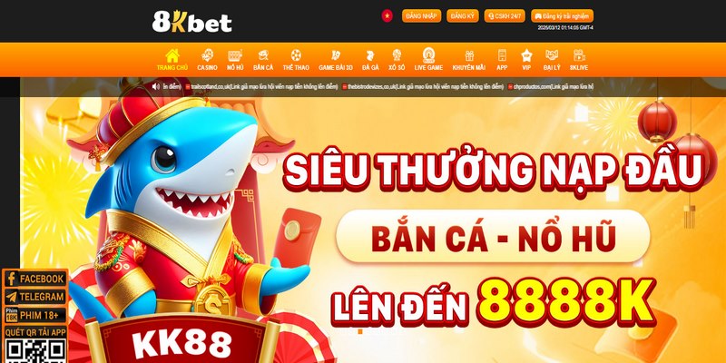 Đăng nhập 8KBET giúp hội viên tận hưởng hàng loạt lợi ích hấp dẫn